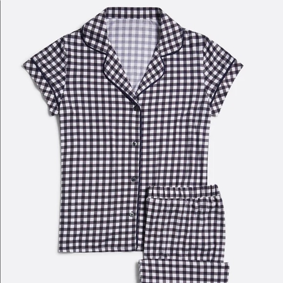 Draper James Other - NWT Draper James Blue Gingham Pajama Set